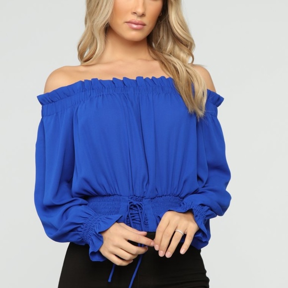 Fashion Nova Tops - Fashion Nova Corset Waist - Off Shoulder Top Xl